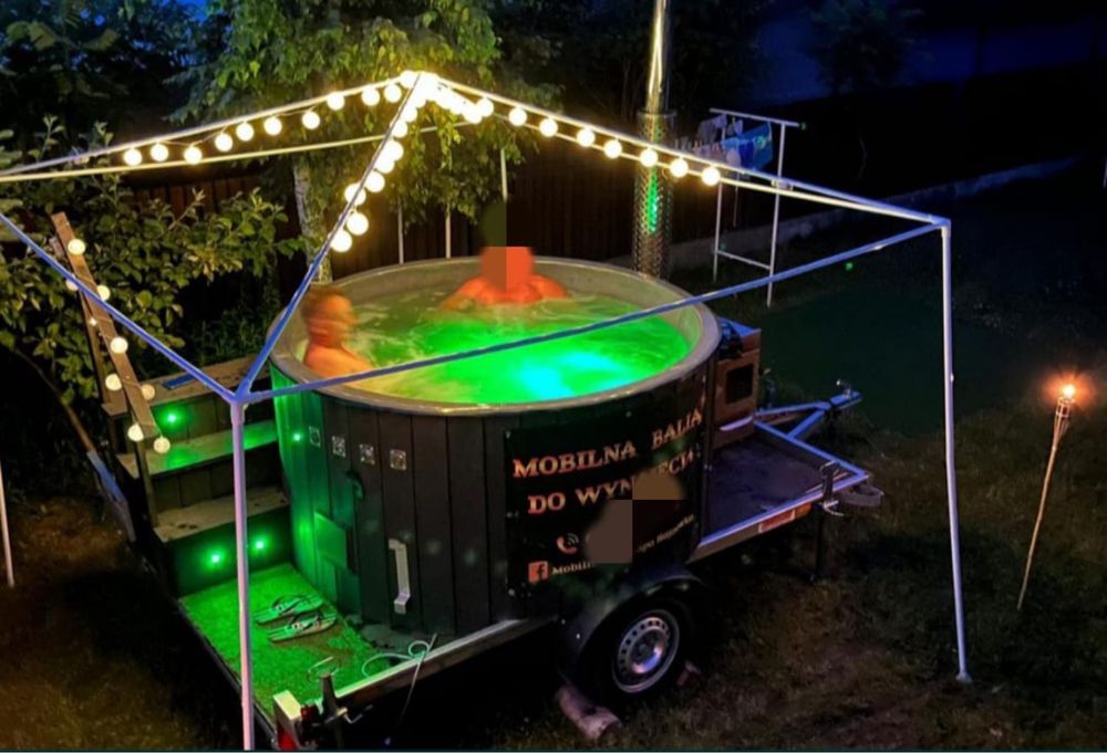 Wynajem Mobilna Balia , Ruska Bania Jacuzzi Najlepsza Cena !!!