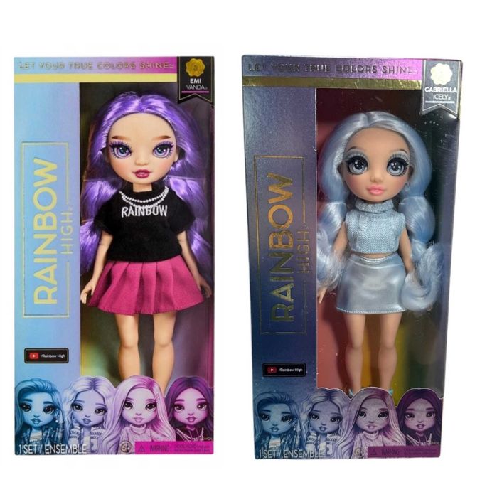 Dwie lalki nowe Rainbow High Gabriella Icely i Emi