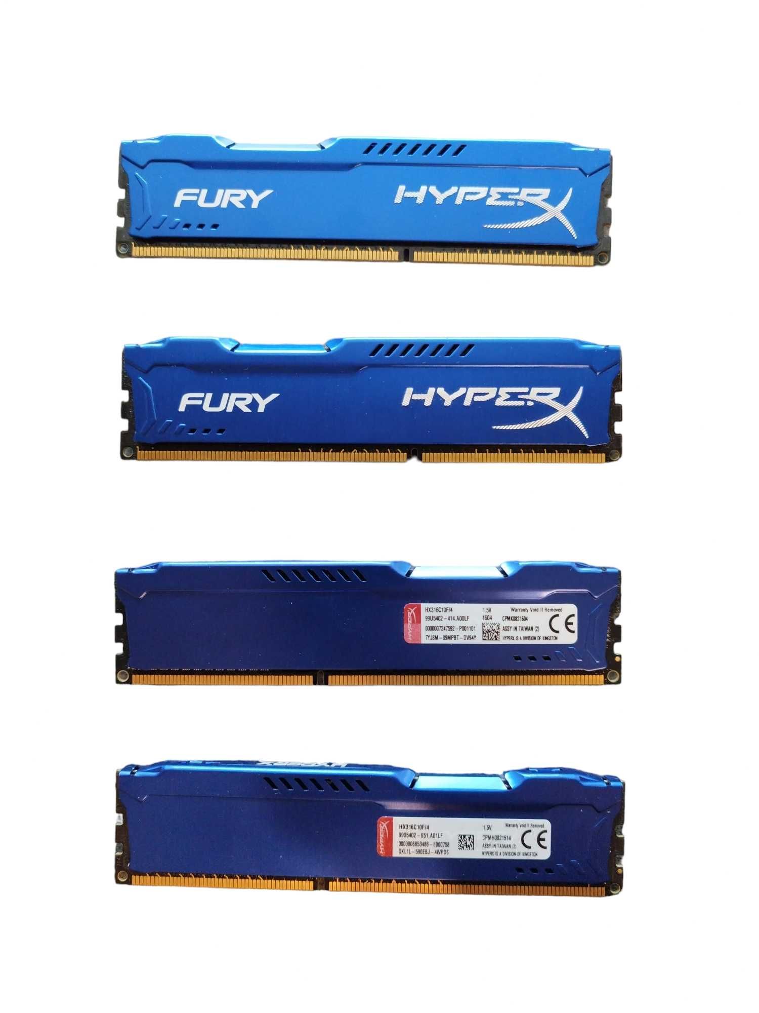 RAM DDR3 1600 HyperX Fury HX316C10F/4 (4x4GB) 16GB