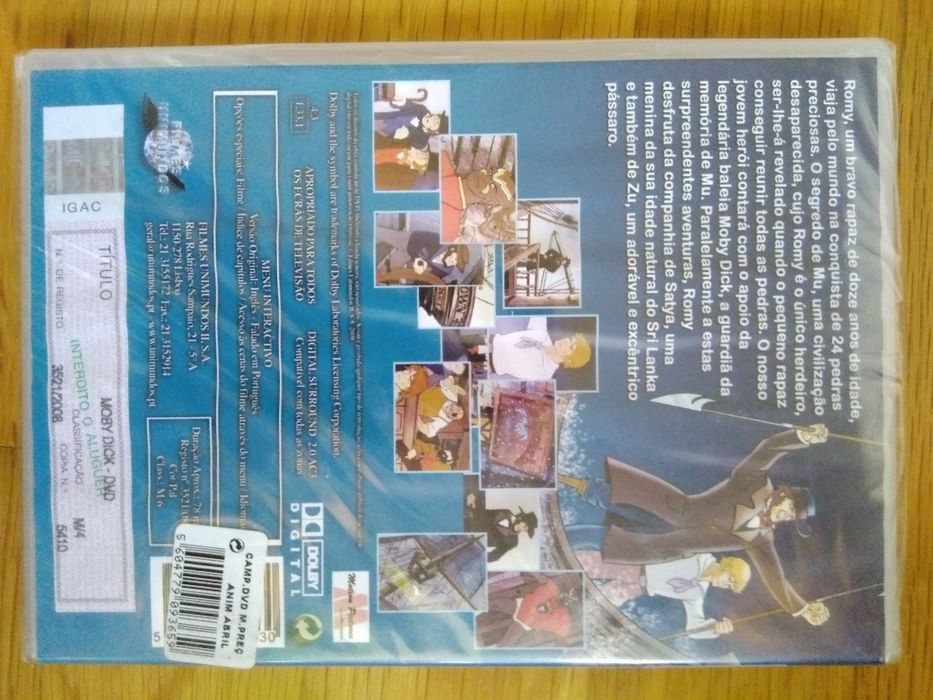 Moby-Dick - dvd novo