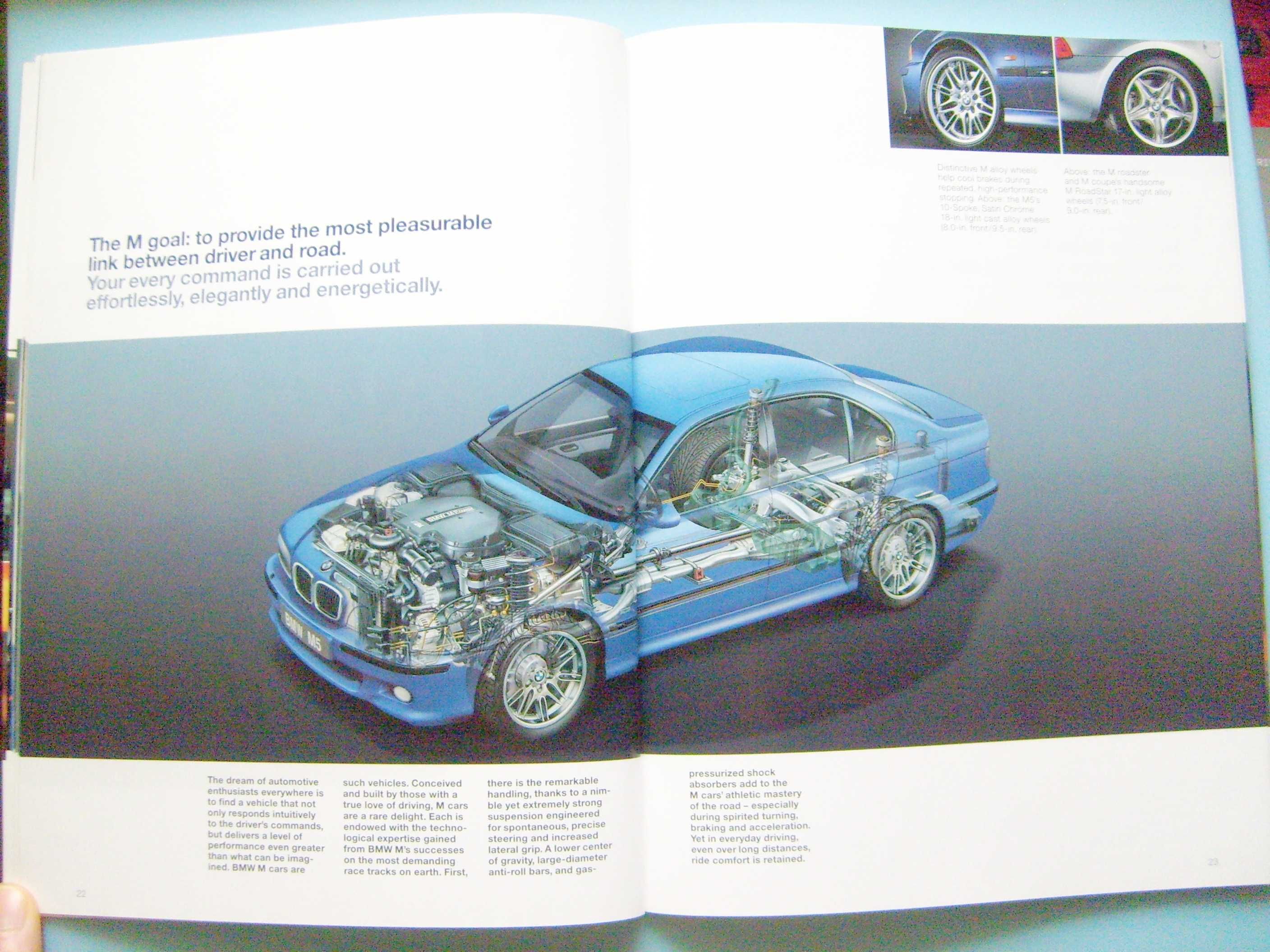 BMW M-Power 'Year 2000' North America * prospekt 48 str. M3 M5 M-Coupe