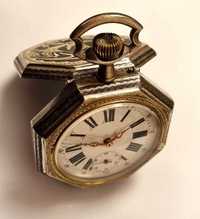REGULATEUR duży zegarek kieszonkowy w ośmiokątnej kopercie z 1900 r