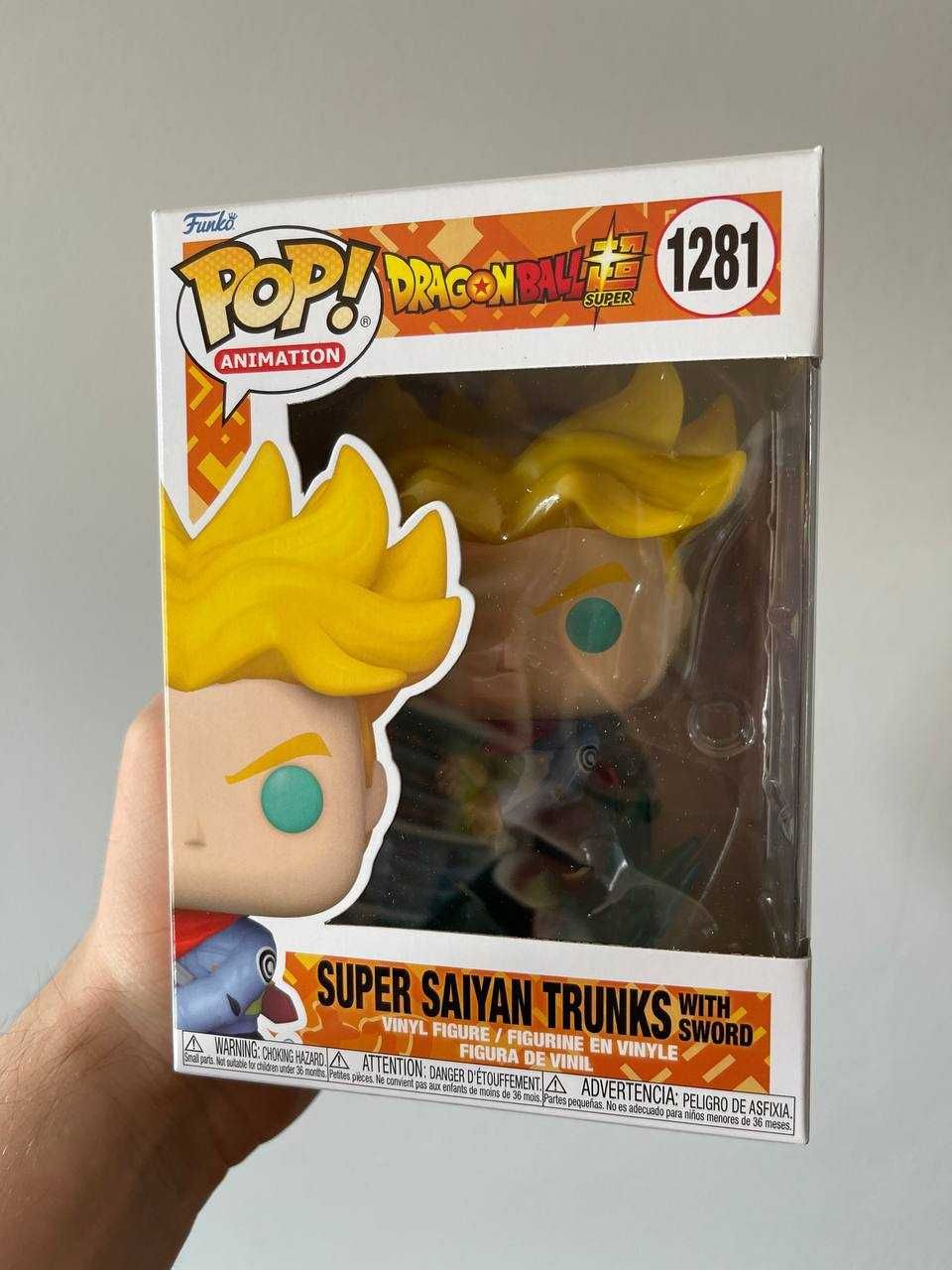 Funko pop DB Super 1281, Super Saiyan trunks (with sword)