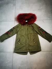 Kurtka parka F&F 128 na 7-8 lat.