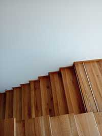 schody blaty parapety drewniane