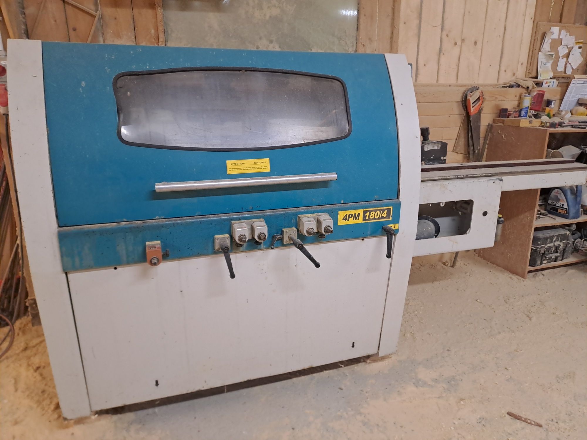 Strugarka czterostronna 4mp 180/4 obrabiarka strugarka brutto fv