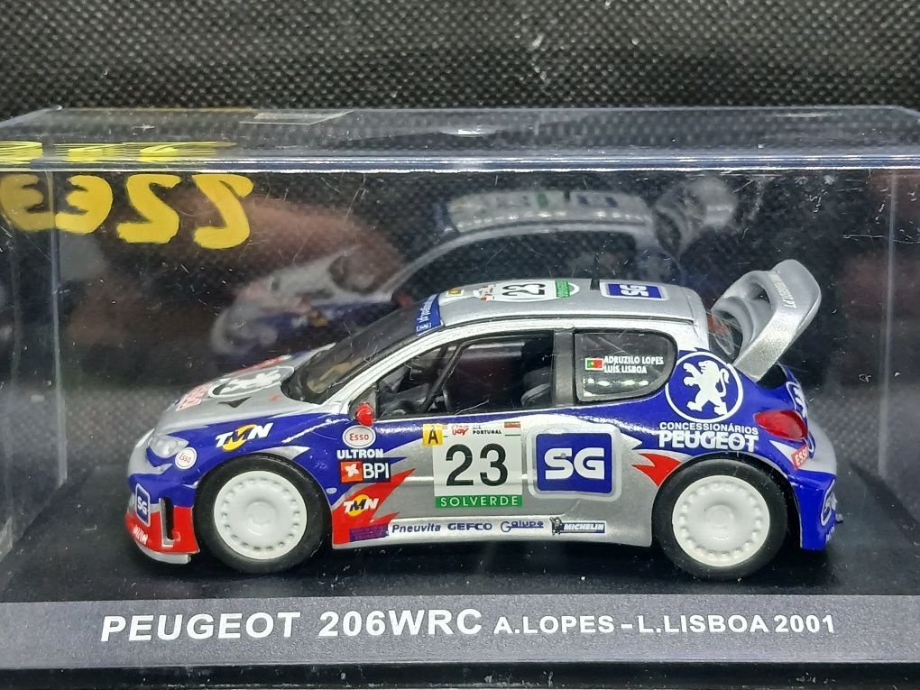 Miniatura 1/43  Peugeot 200 WRC A. Lopes Rally de Portugal