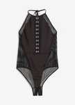 Venus body z siatki ze stringami ouvert ozdobne haftki r.48/50