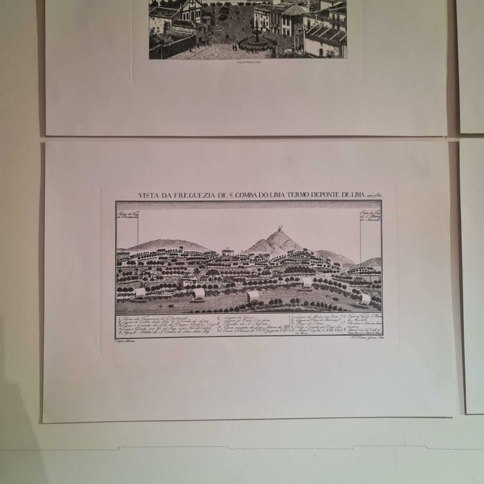 Reprodução Histórica – Vista da Freguesia de Santa Comba do Lima(1780)