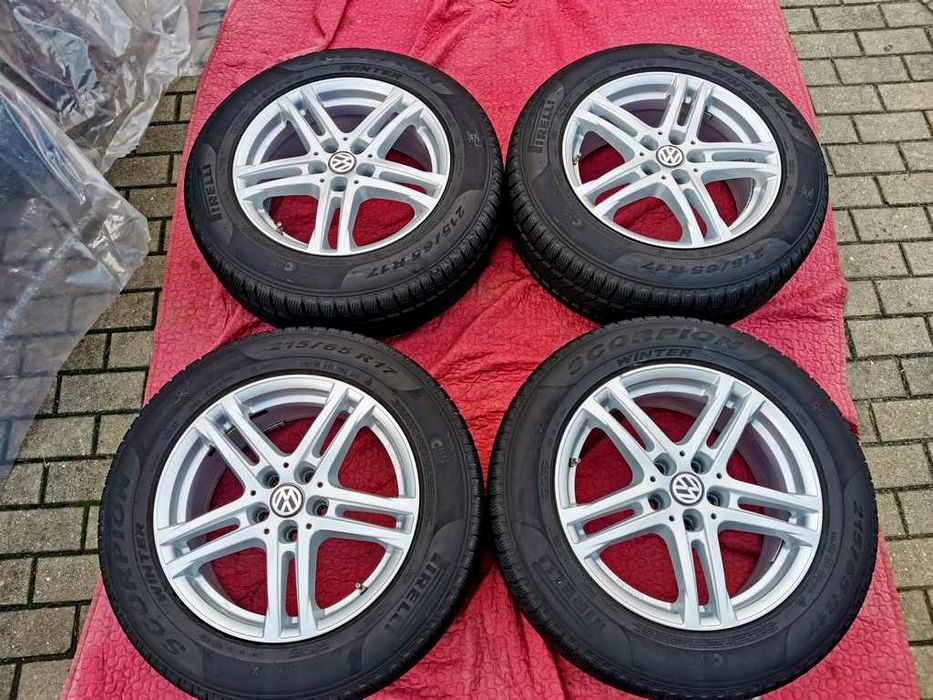 KOŁA zima 17' VW TIGUAN -  ET36 - 5x112 - 215/65/17 Pirelli