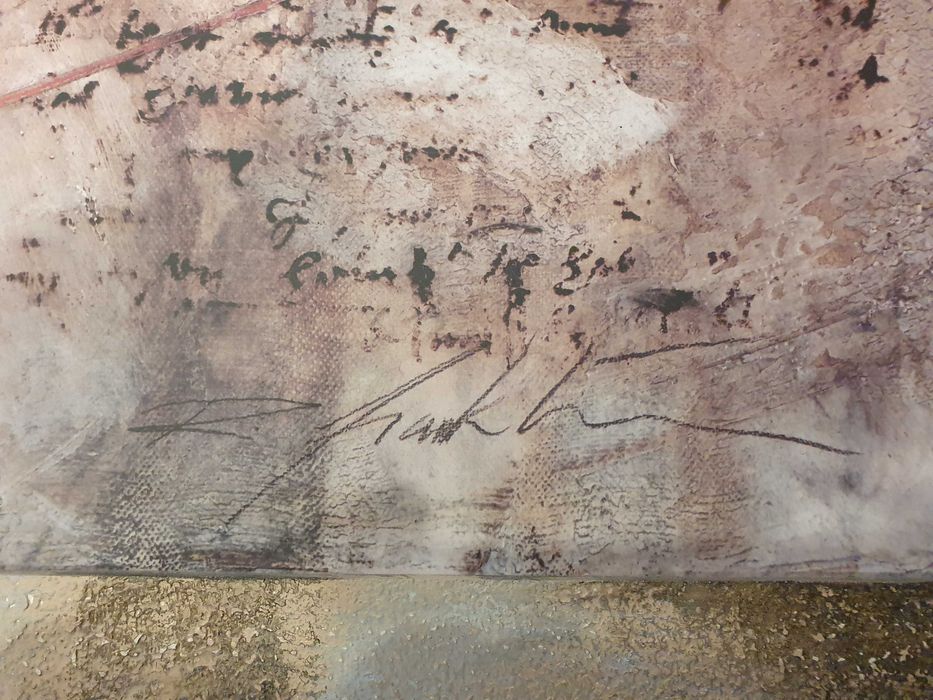 Obraz "Achelous" Richard Franklin kopia stan bardzo dobry 130x110 cm