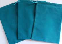 Bolsas Veludo Azul Turquesa para cartas Tarot, baralhos, oráculos, etc