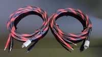 Kable głośnikowe DIY Canare 4S8 wtyki WG2-2 2x2,5m