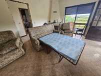 Sofa cama e 2 pultronas