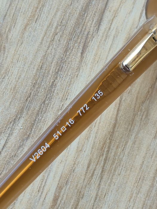 Елегантні оправи для окулярів в карамельному колорі  V2604 Valentino!