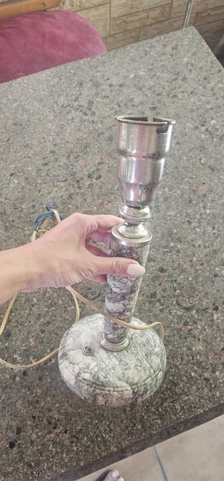 Ретро лампа ,лампа,сссо ,каменная лампа