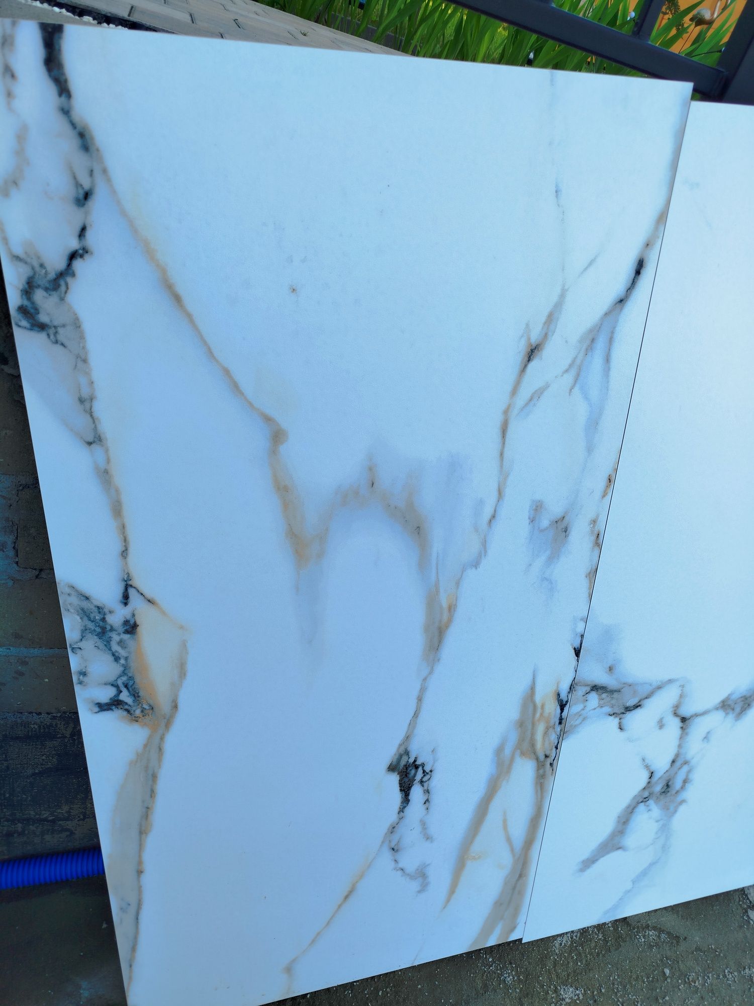 Gres 120x60 calacatta gold mat