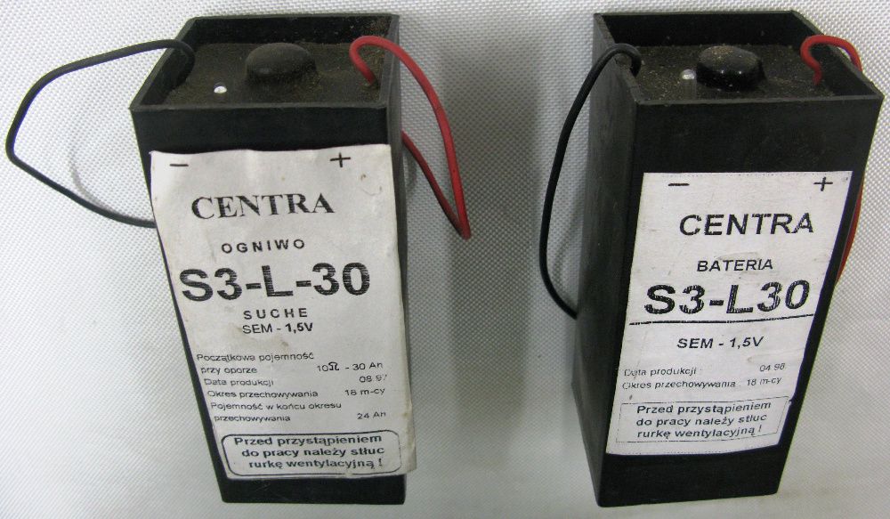 Centra akumulator bateria S3-L30 1,5V ogniwo suche demobil PRL
