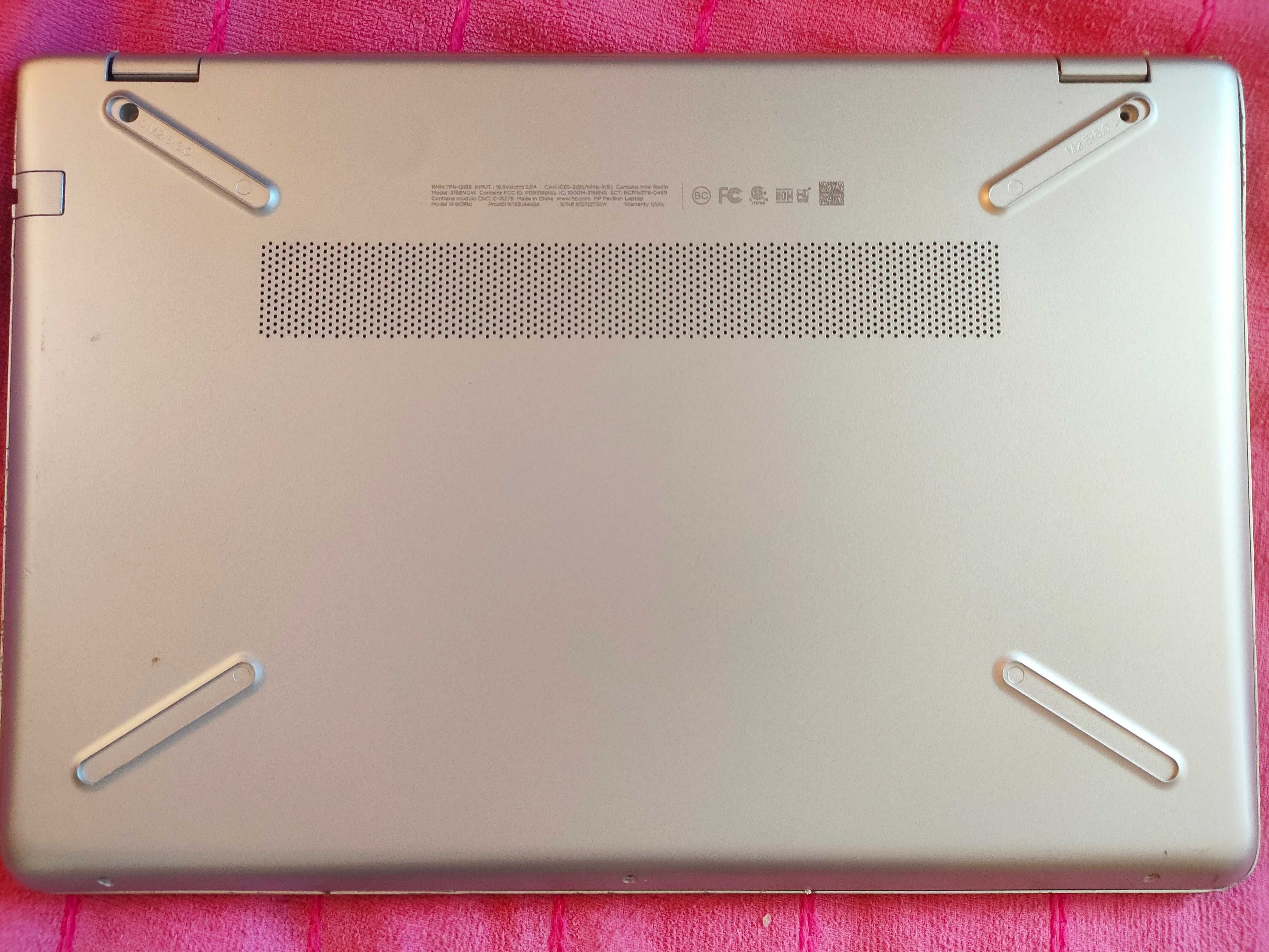Ультрабук HP PAVILION 14-bk 7gen ddr4 8GB 128GB АКБ Зарядка гарн. стан