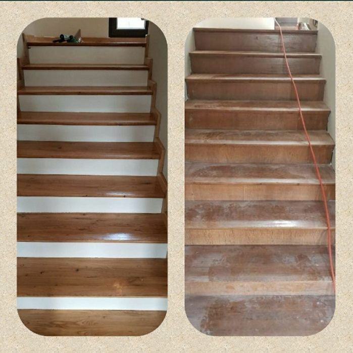 Cyklinowanie, lakierowanie, renowacja schodów