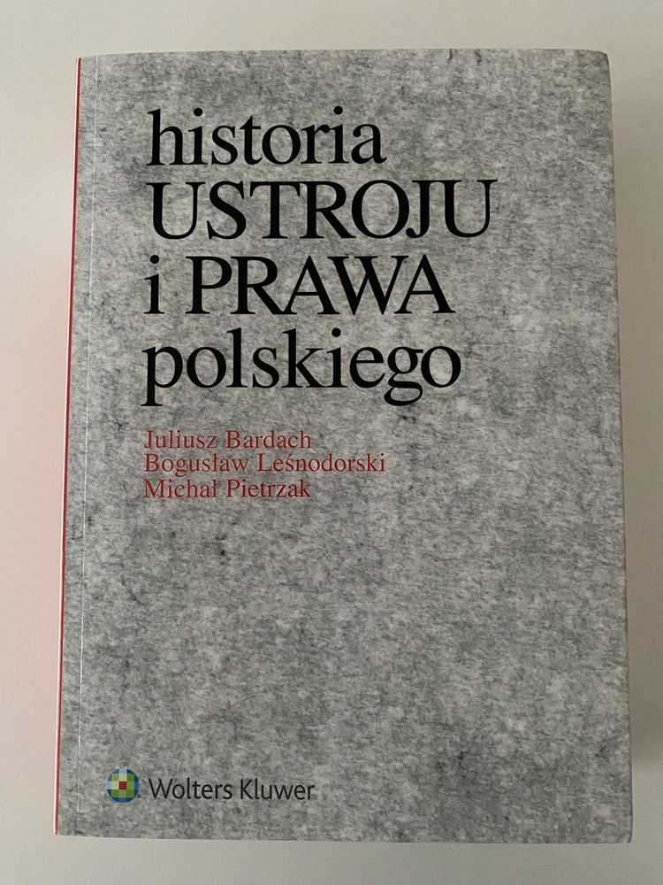 Historia Ustroju i Prawa polskiego - książka nieużywana