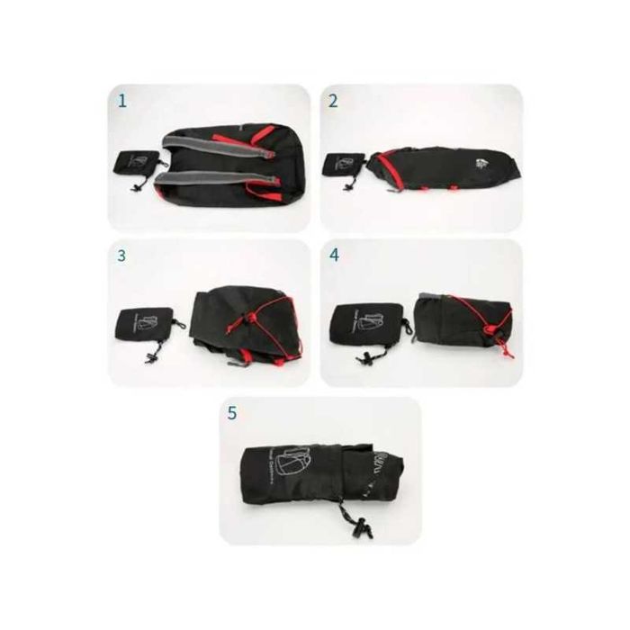 Mały Plecak Składany - Turkusowy o poj. 15L na Rower Wycieczkę Zakupy