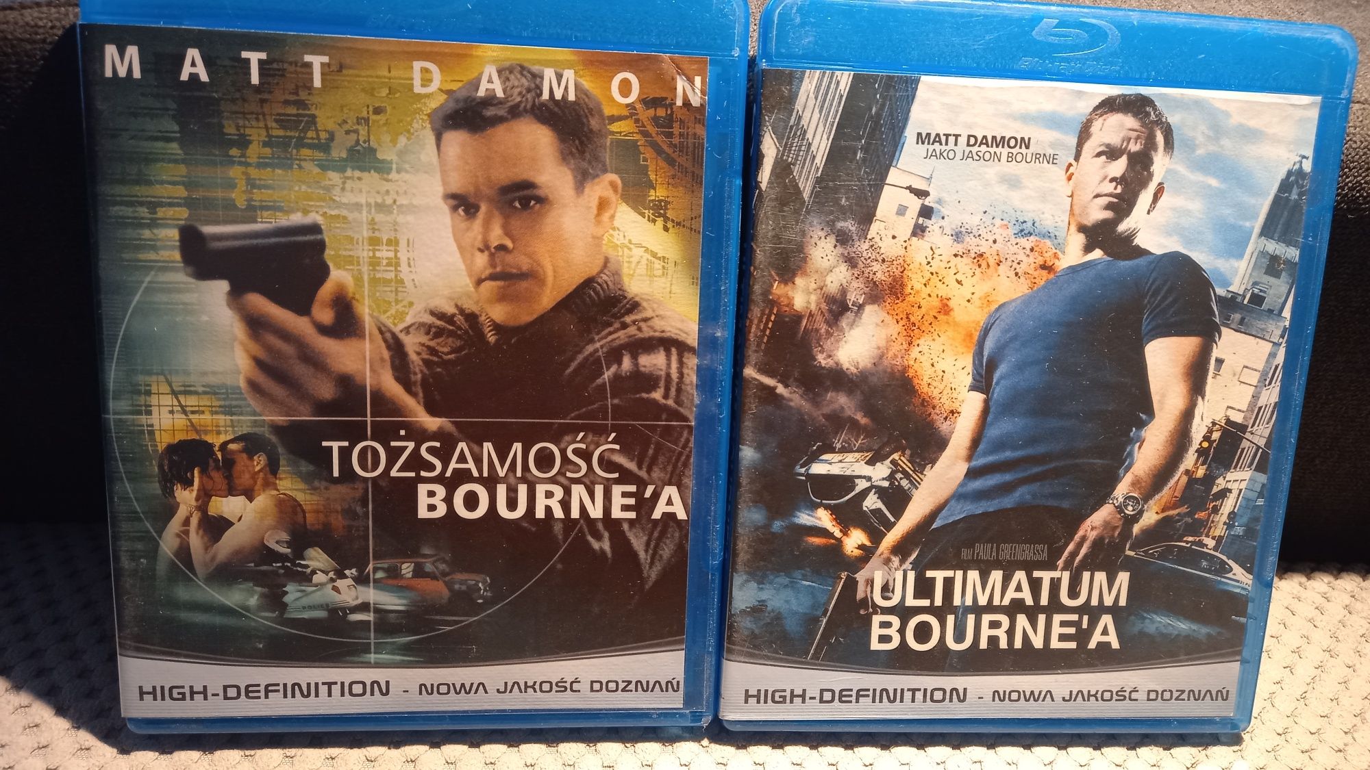 Tożsamość  Bourne a, ultimatum Bourne a,krucjata i dziedzictwo Blu-ray