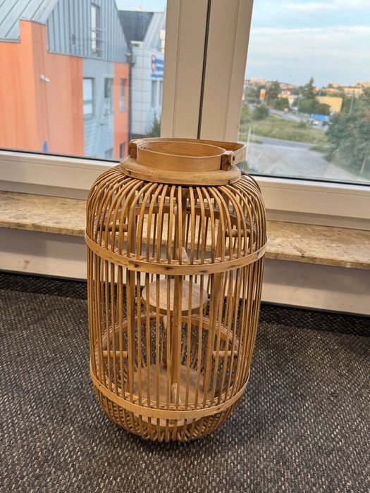 Lampion bambusowy – stylowa dekoracja, IKEA