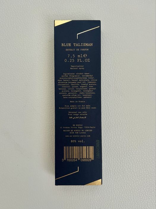 Blue Talisman Extrait Ex Nihilo 7,5 ml