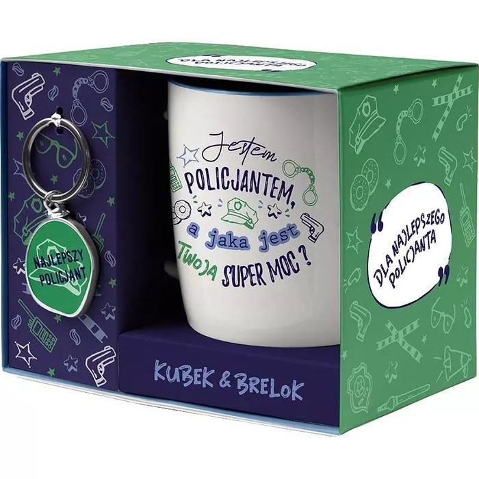 Zestaw prezentowy dla Najlepszego Policjanta. Be-Happy Gifts