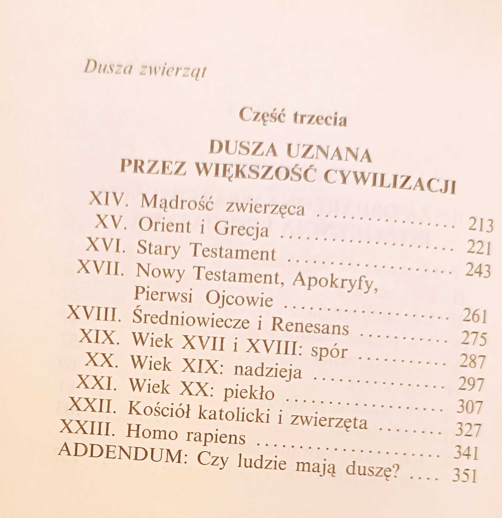 Dusza zwierząt Biblioteczka Zagadek Wszechświata - Jean Proeur