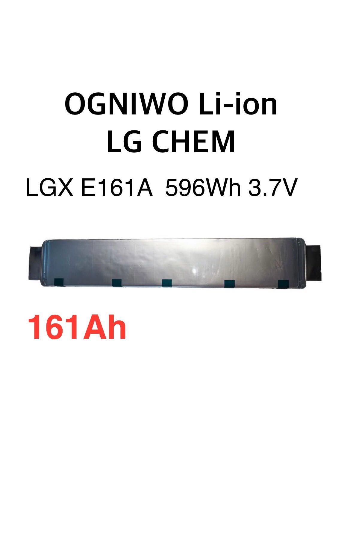 Ogniwo akumulator li-ion LG Chem LGX E161A 596 Wh cell 3,7 V bateria