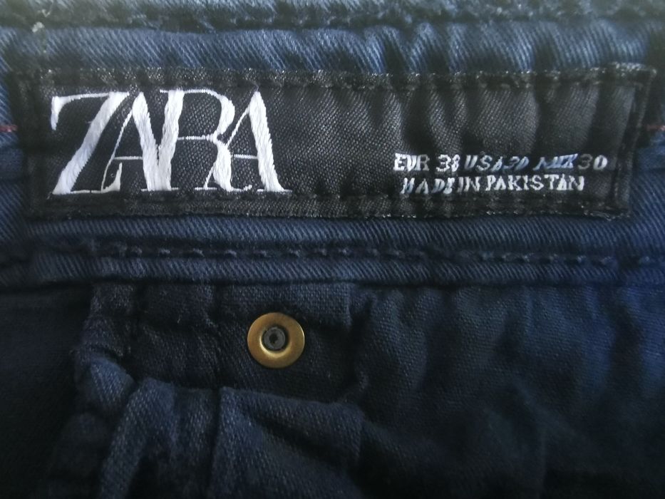 Zara - Calças Azuis (Tamanho 38)