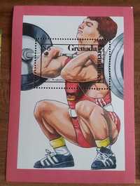 Znaczki pocztowe - Grenada Grenadyny - sport - podnoszenie ciężarów