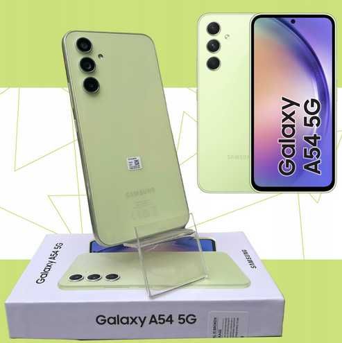 Smartfon Samsung Galaxy A54 8 GB / 256 GB , limonkowy , Awesome Lime