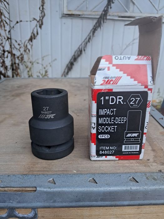 Головка ударная глубокая 27мм  (848027 JTC)