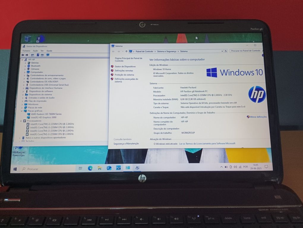 Portátil HP G6-2247ep