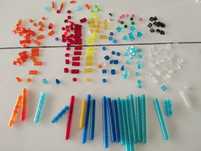 LEGO peças original várias cores transparente