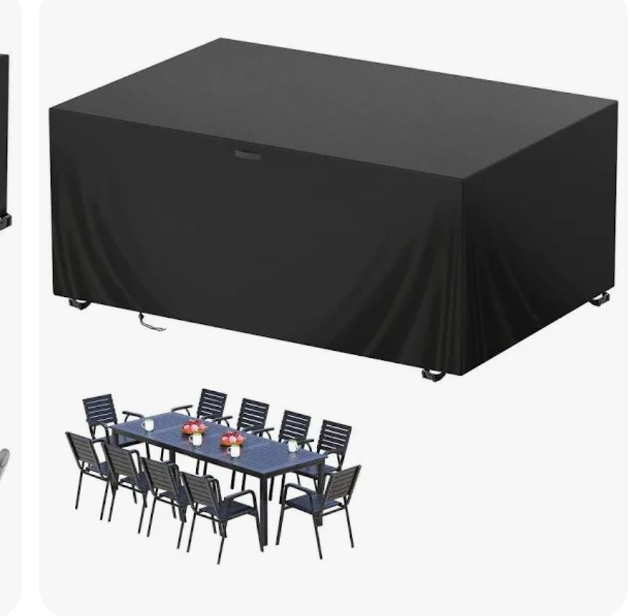 Gruby pokrowiec na stół ogrodowy 242z162x100cm