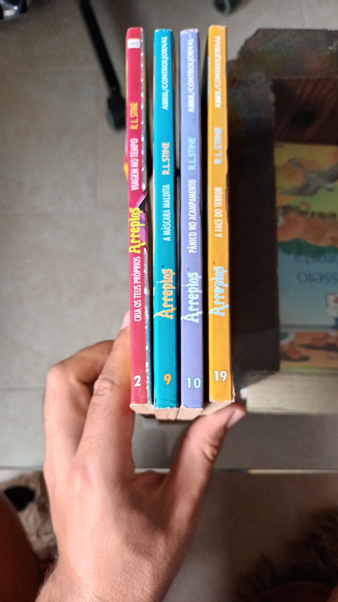 Livros Arrepios  9 , 10 e 19