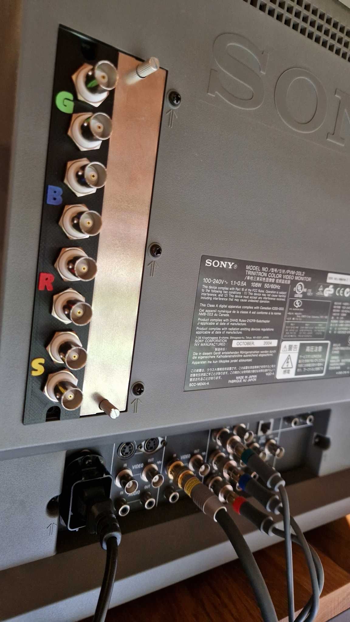 Klon karty SONY BKM-129X do monitorów BVM/PVM (wersja BNC)