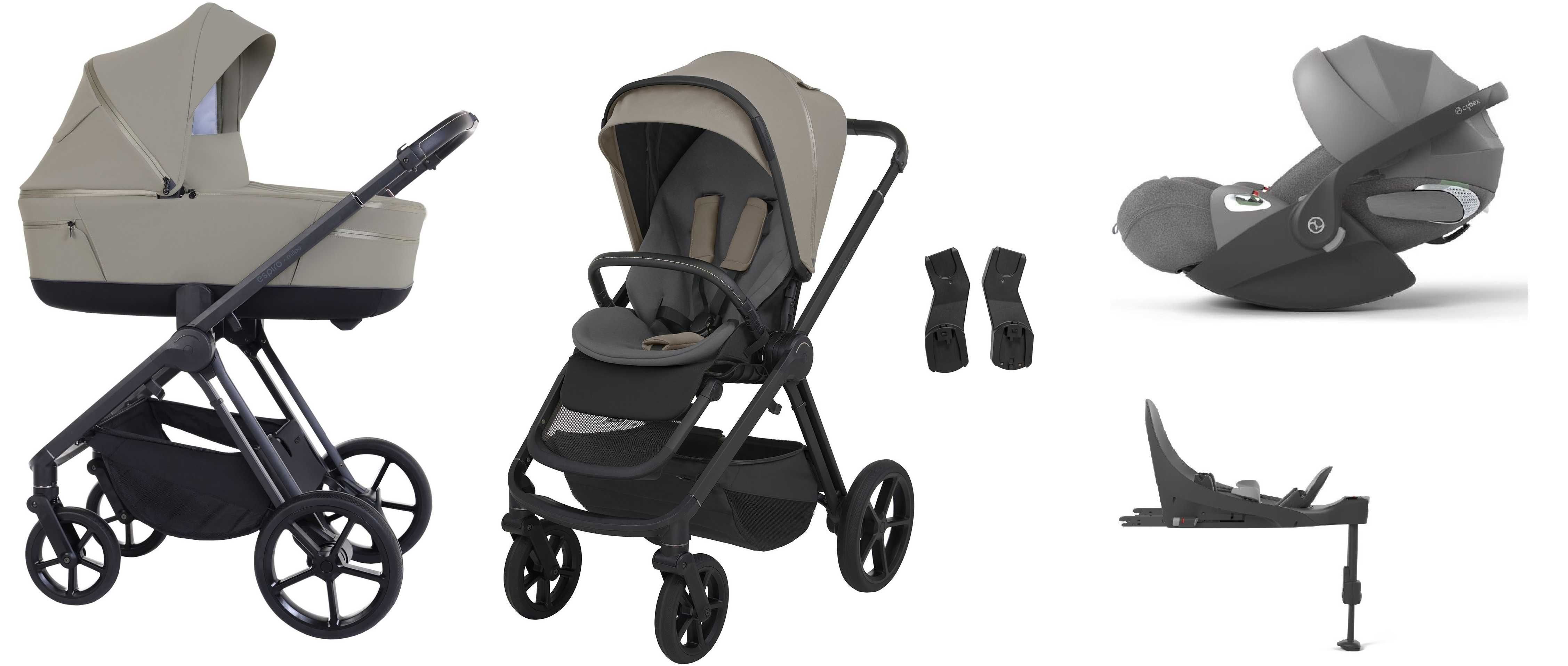 4w1 Espiro Miloo 2025 + Cybex Cloud T + Baza T
