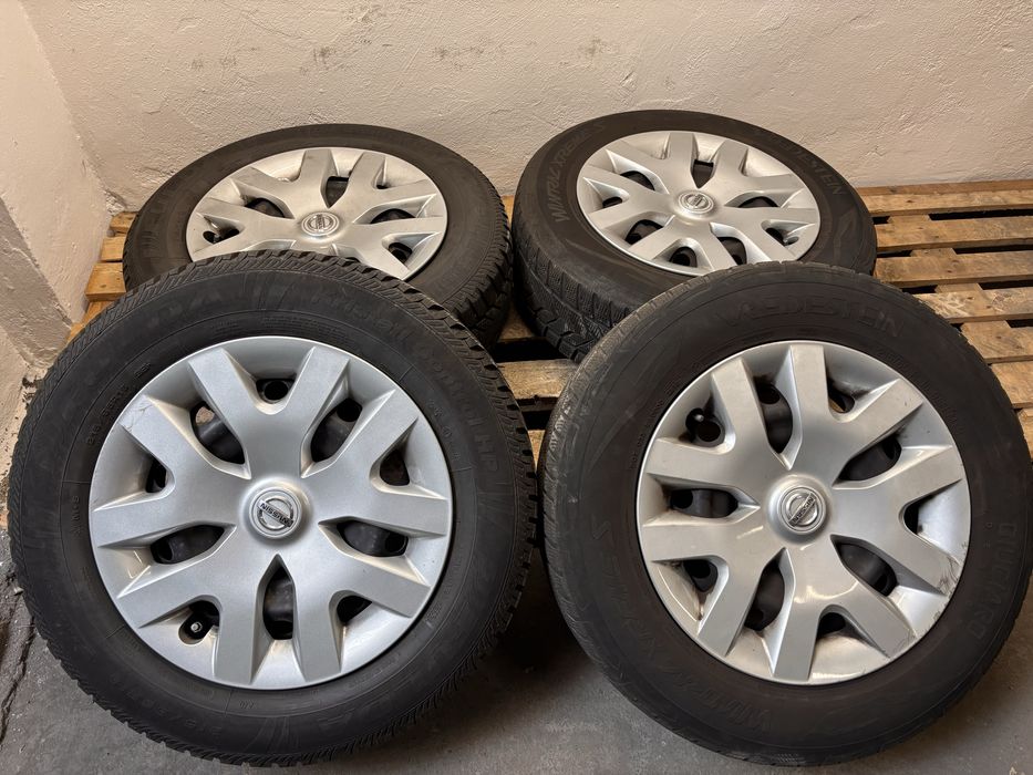 Felgi stalowe Nissan Koła zimowe 16” 5x114,3 ET40  215/65/16 Fulda