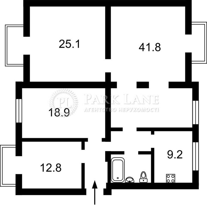 Першотравневий, 5-к 124 м2 з ремонтом, Дудаєва Джохара (Іскрівська),11