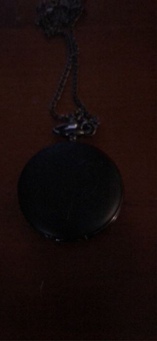 Relogio de bolso com corrente vintage