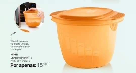 Microondas massas Tupperware