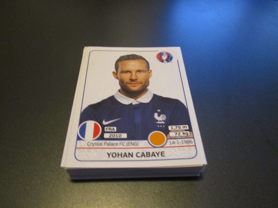 Cromos do Euro 2016 (avulsos)