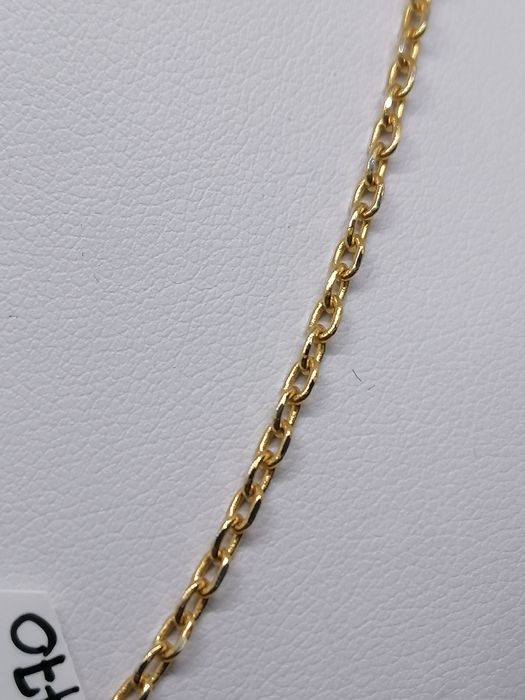 Złoty łańcuszek splot ankier złoto 585 Długość 50cm