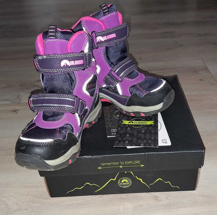 Dziewczęce Buty Zimowe Śniegowce ELBRUS Tamiko Mid Wp Jr r. 30