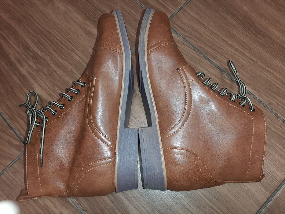 Високі ботінки екошкіра